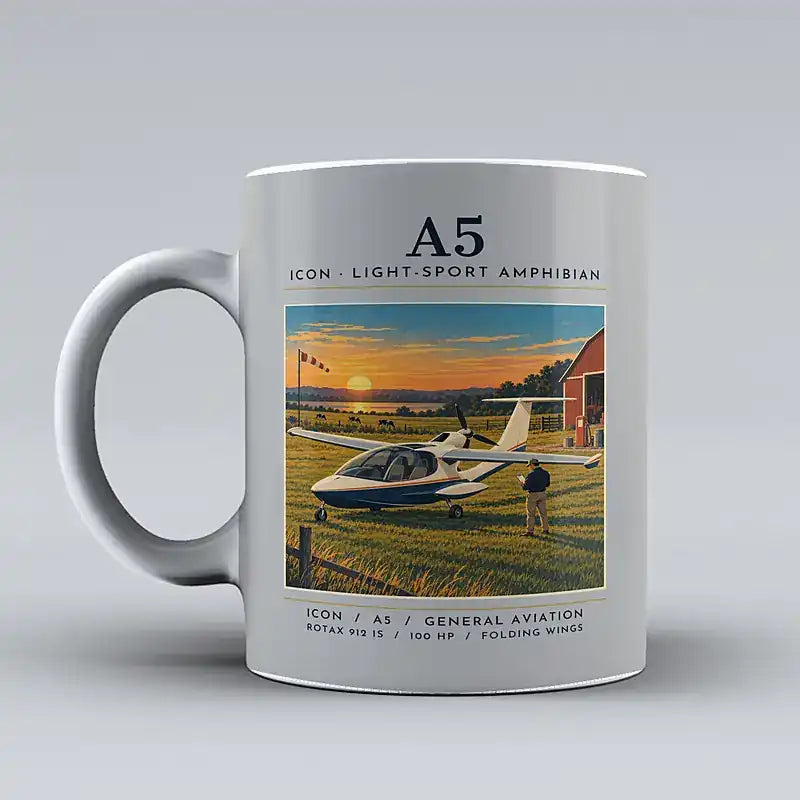 ICON A5 - Poster - Mug - Light Gray