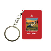 Thumbnail for ICON A5 - Poster + Name - Key Chain - Red