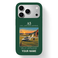 Thumbnail for ICON A5 - Poster + Name - MagSafe iPhone 17 Pro - Dark Green