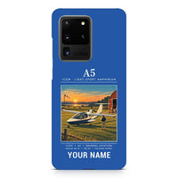Thumbnail for ICON A5 - Poster + Name - Samsung Case - Blue