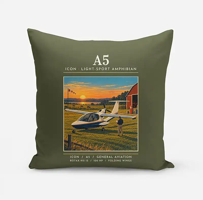 ICON A5 - Poster - Pillow - Green Army
