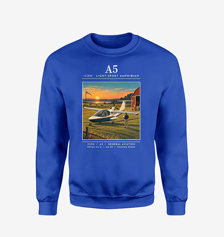 ICON A5 - Poster - Sweatshirt - Blue