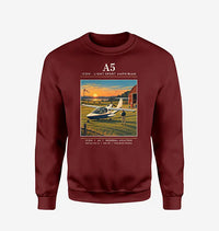 Thumbnail for ICON A5 - Poster - Sweatshirt - Wine Red