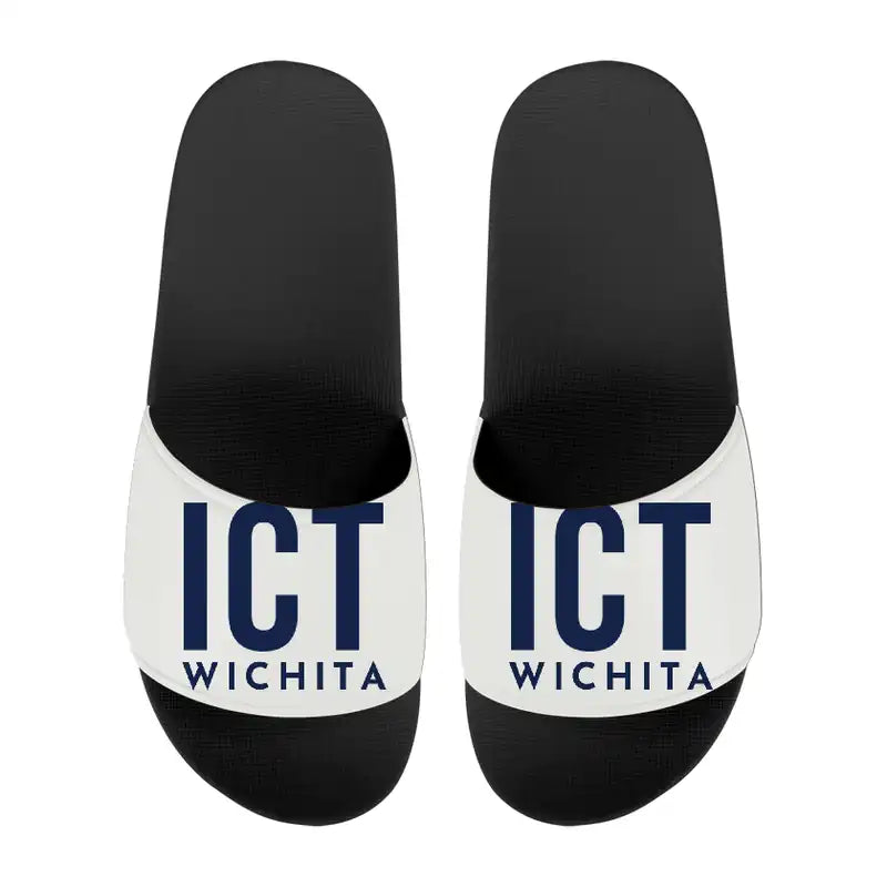 Wichita Dwight D. Eisenhower National Airport (ICT) Slippers & Flip Flops - Slippers - Sport - Code - White
