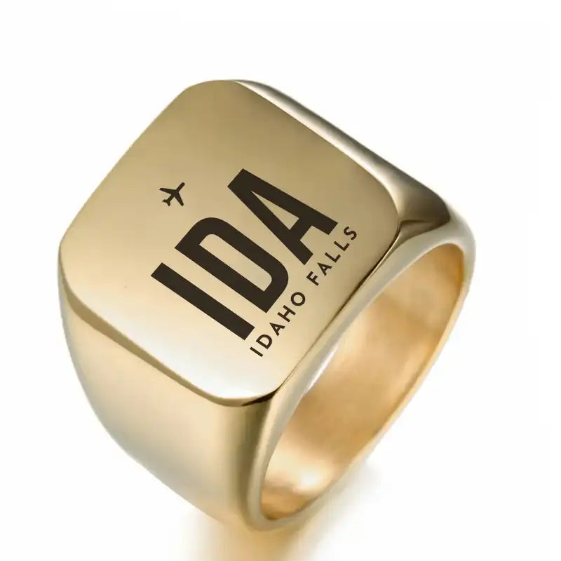 Idaho Falls Regional Airport (IDA) Rings - Ring - Golden