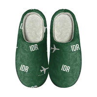 Thumbnail for Devi Ahilya Bai Holkar Airport (IDR) Slippers & Flip Flops - Slippers - Cotton - Pattern - Green