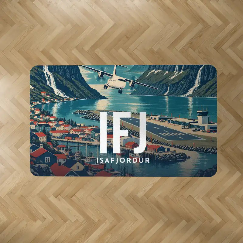 Isafjordur Airport (IFJ) Carpets - Carpet Rectangle - Scene V2