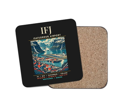 IFJ - Poster - Coaster - Black