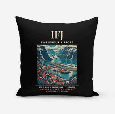 IFJ - Poster - Pillow - Black