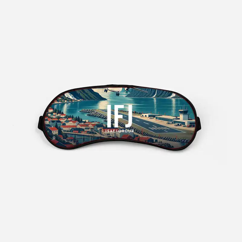 Isafjordur Airport (IFJ) Sleep Masks - Sleep Mask - Scene