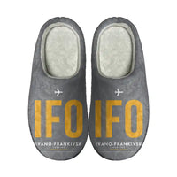 Thumbnail for Ivano-Frankivsk International Airport (IFO) Slippers & Flip Flops - Slippers - Cotton - Code - Same - Gray