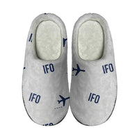 Thumbnail for Ivano-Frankivsk International Airport (IFO) Slippers & Flip Flops - Slippers - Cotton - Pattern - Light Gray