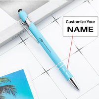 Thumbnail for Ivano-Frankivsk International Airport (IFO) Pens - touch pen - light blue with name
