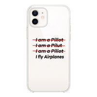 Thumbnail for I Fly Airplanes Designed Transparent Silicone iPhone Cases