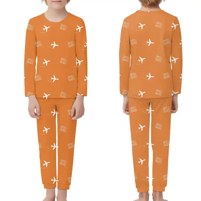Tehran Imam Khomeini International Airport (IKA) Pajamas - Children Pajamas - Orange