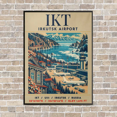 IKT - Poster - Canvas Framed - Beige