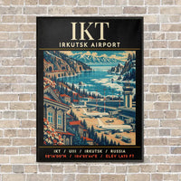 Thumbnail for IKT - Poster - Canvas Framed - Black