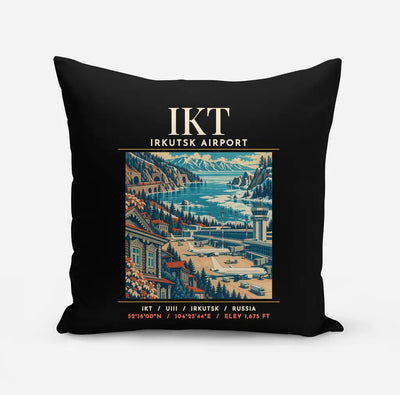 IKT - Poster - Pillow - Black