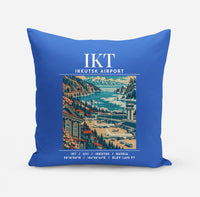 Thumbnail for IKT - Poster - Pillow - Blue