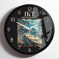 Thumbnail for IKT - Poster - Wall Clock Framed - Black