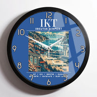 Thumbnail for IKT - Poster - Wall Clock Framed - Blue