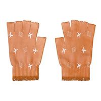 Thumbnail for Wilmington International Airport (ILM) Gloves - Gloves - Cut - Pattern - Orange