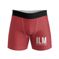 Thumbnail for Wilmington International Airport (ILM) Men Boxers - Code - Red