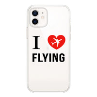 Thumbnail for I Love Flying Designed Transparent Silicone iPhone Cases