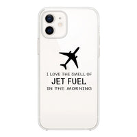 Thumbnail for I Love The Smell Of Jet Fuel In The Morning Designed Transparent Silicone iPhone Cases