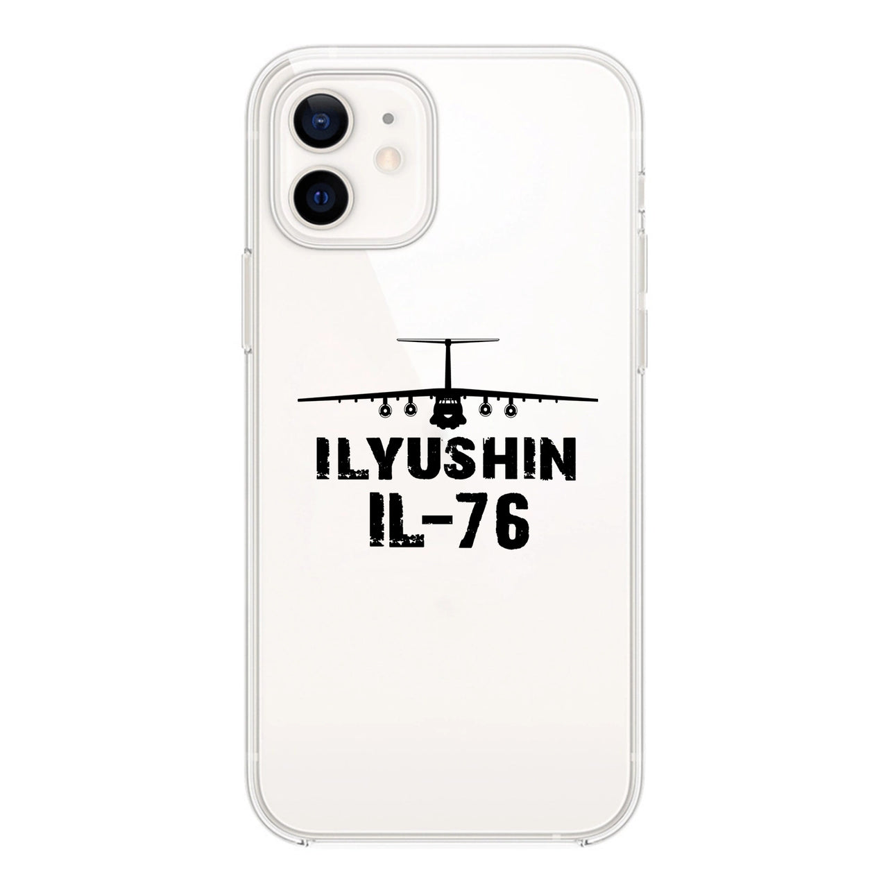 ILyushin IL-76 & Plane Designed Transparent Silicone iPhone Cases