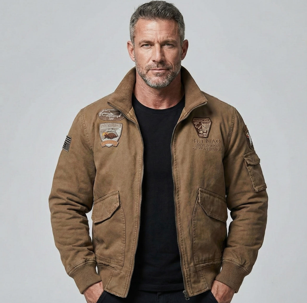 Airborne Military PILOT Cotton (THICK) Bomber Jackets
