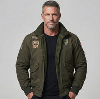 Thumbnail for Airborne Military PILOT Cotton (THICK) Bomber Jackets