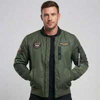 Thumbnail for Super Thick MA1 Air Force Themed Bomber Jackets