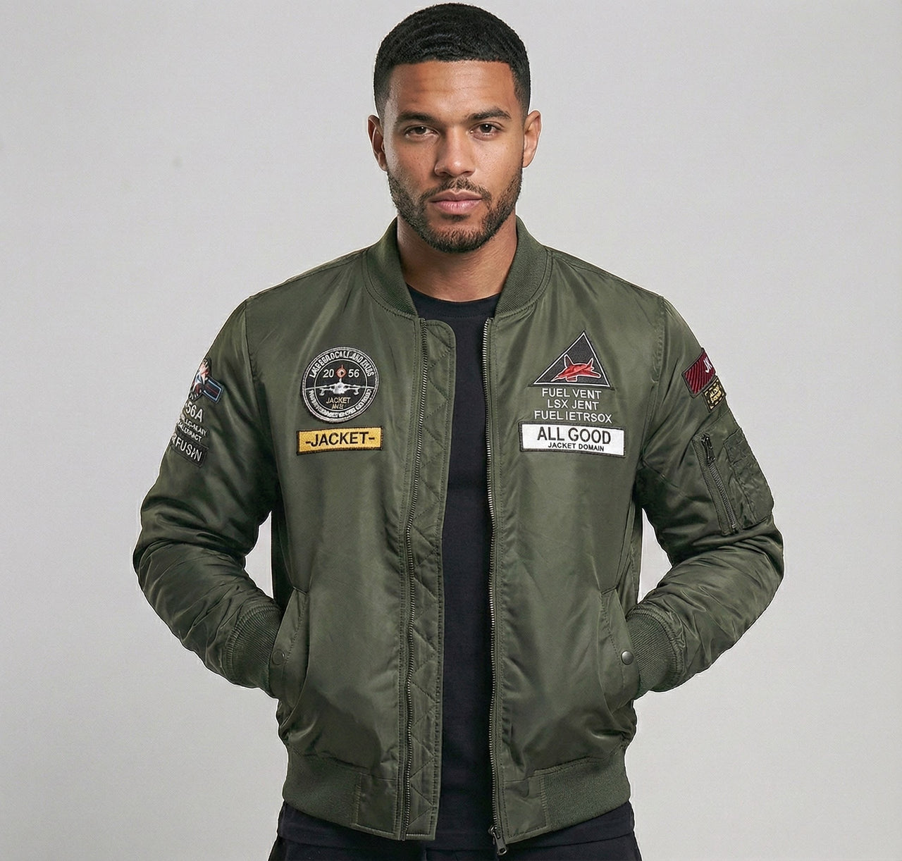 Super Patches Designed Fighter & Bomber Jackets