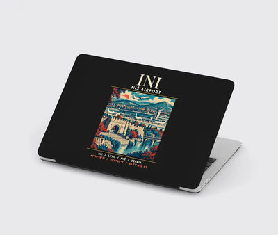 INI - Poster - MacBook Case - Black