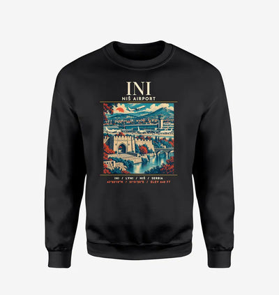 INI - Poster - Sweatshirt - Black