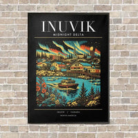 Thumbnail for INUVIK - Poster - Canvas Framed - Black