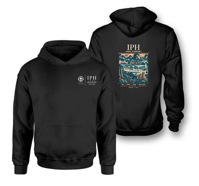 IPH - Poster - Double-Side Hoodie - Black
