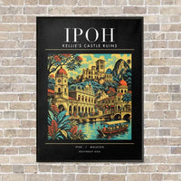 Thumbnail for IPOH - Poster - Canvas Framed - Black