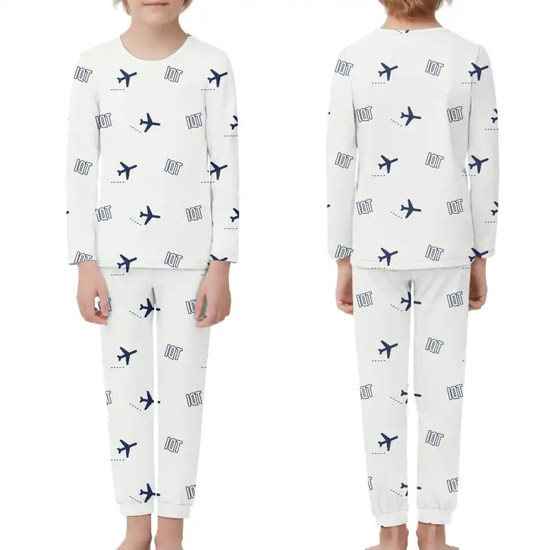 Coronel FAP Francisco Secada Vignetta International Airport (IQT) Pajamas - Children Pajamas - White