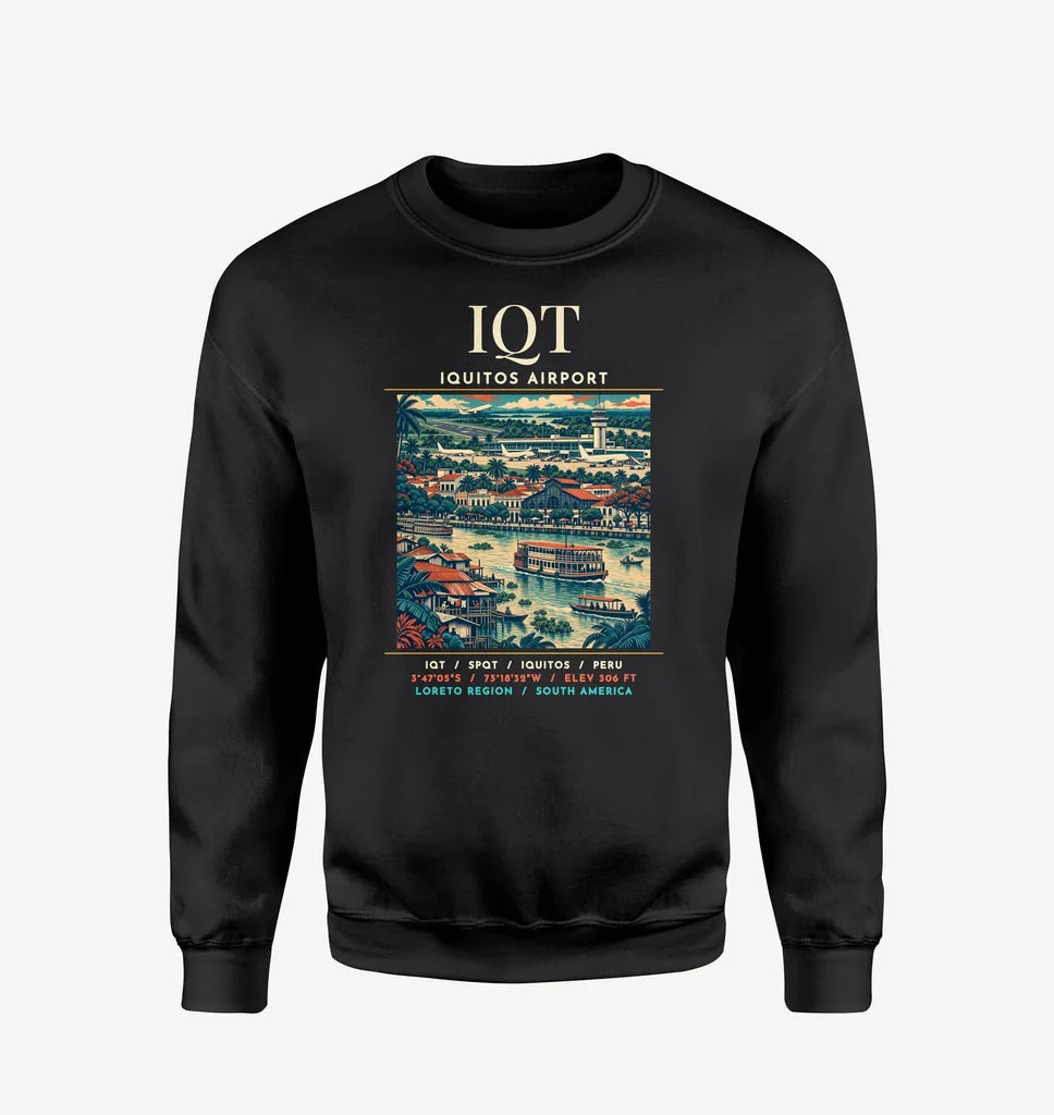 IQT - Poster - Sweatshirt - Black
