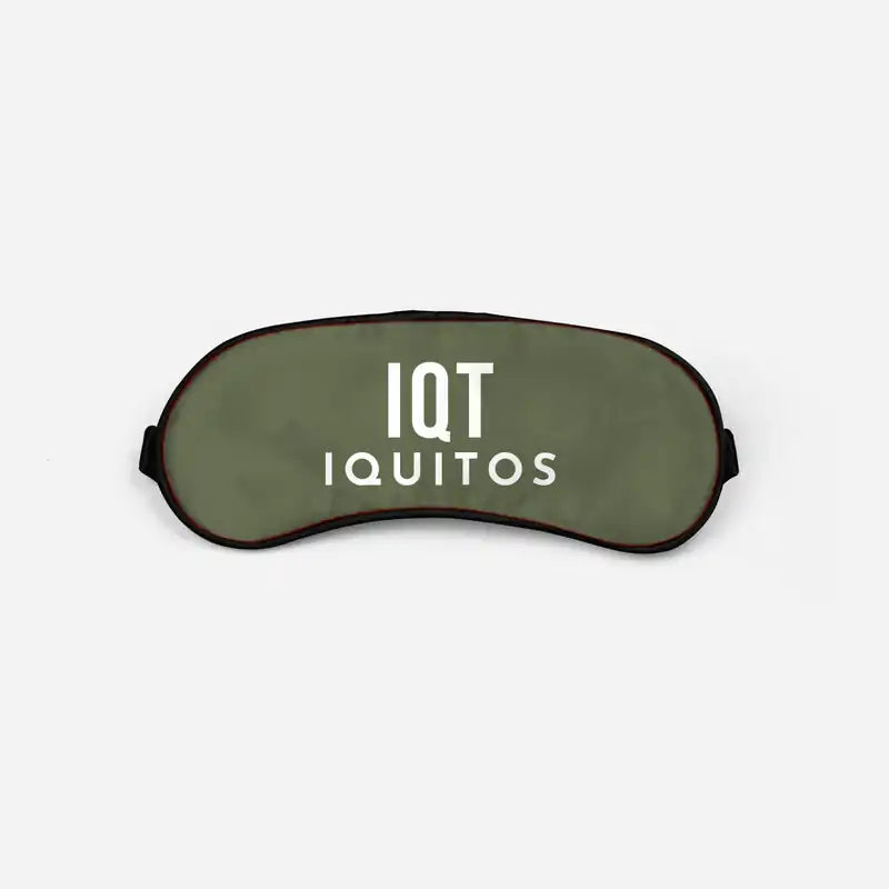 Coronel FAP Francisco Secada Vignetta International Airport (IQT) Sleep Masks - Sleep Mask - Code - Green Army
