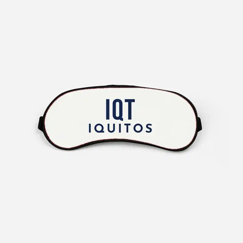 Coronel FAP Francisco Secada Vignetta International Airport (IQT) Sleep Masks - Sleep Mask - Code - White