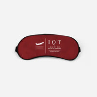 Thumbnail for Coronel FAP Francisco Secada Vignetta International Airport (IQT) Sleep Masks - Sleep Mask - Front - Dark Red