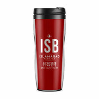 Thumbnail for Islamabad International Airport (ISB) Travel Mugs - ID Tag - Plastic (No Holder) - Red