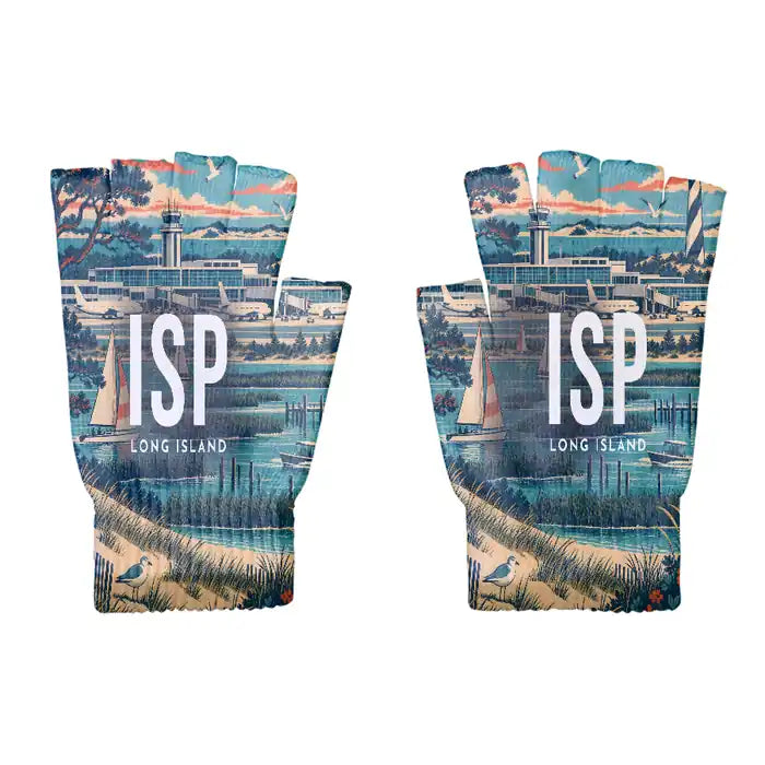 Long Island MacArthur Airport (ISP) Gloves - Gloves - Cut - 3D