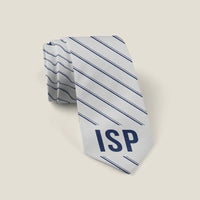 Thumbnail for Long Island MacArthur Airport (ISP) Ties - Tie - Stripe - Light Gray