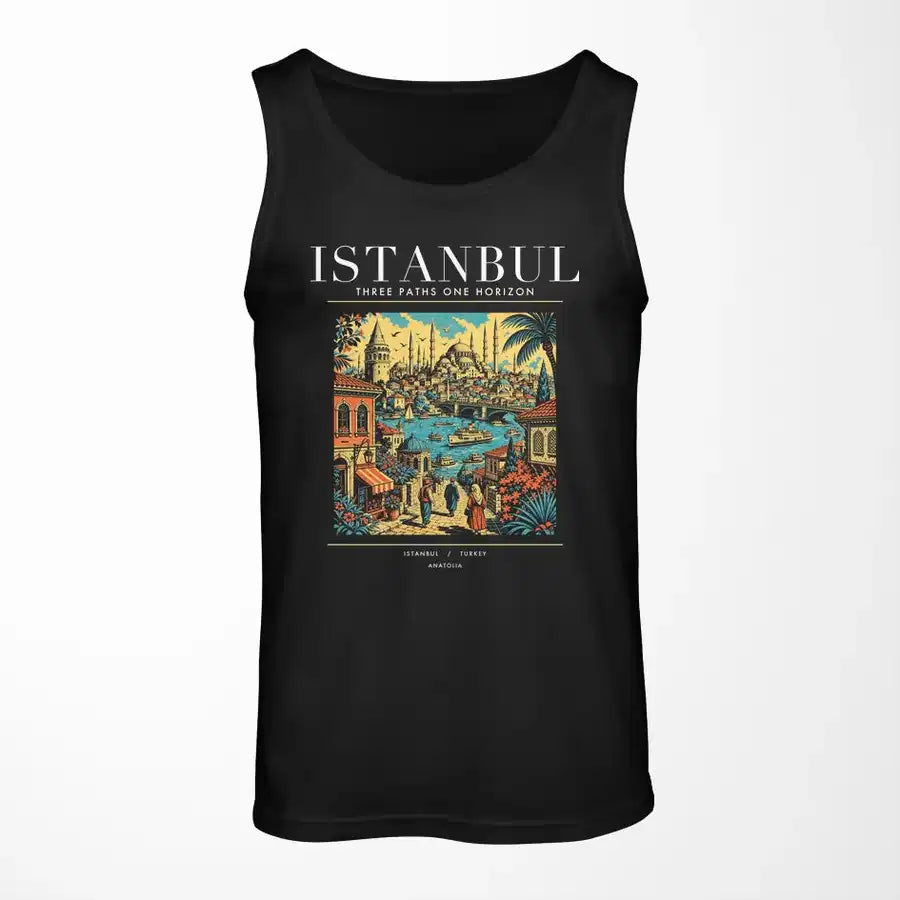 ISTANBUL - Poster - Tank Top - Black