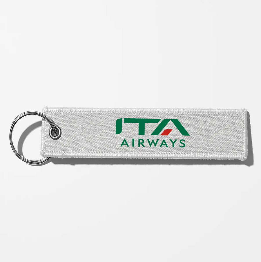 ITA Airways Crew & Staff Tag Key Chains - White