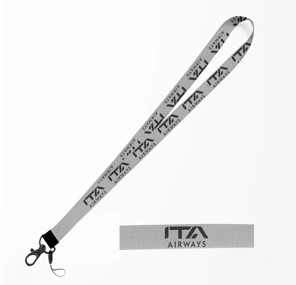 ITA Airways lanyard - light gray